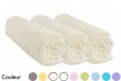 Lot de 3 draps housse jersey coton 50x100