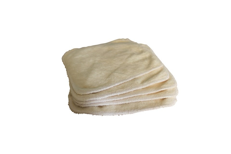 Lot de 10 lingettes lavables bambou