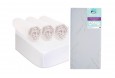 Matelas 40x80 + 3 Draps housse Coton BIO blanc + 2 Alèses BIO