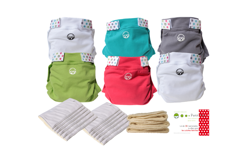 Pack complet de Couches Lavables - Petit Pea