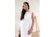 Robe de grossesse Marthe Sans manches Gris