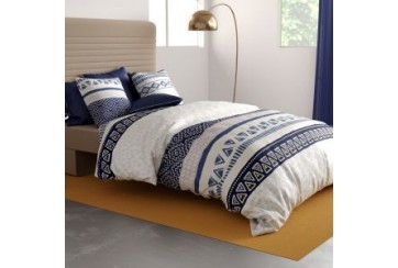 Parure de lit 220x240 cm 100% Coton 57 fils Egee