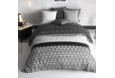 Parure de lit 220x240 cm 100% Coton 57 fils Black & White
