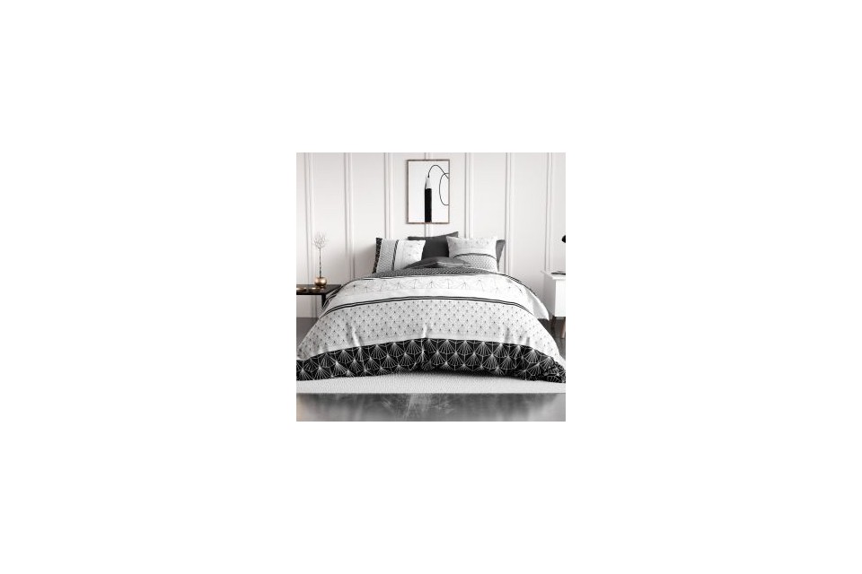 Parure de lit 220x240 cm 100% Coton 57 fils Casta