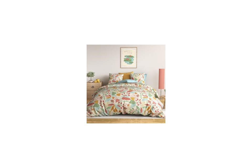 Parure de lit 240x260 cm 100% Coton 57 fils Siena